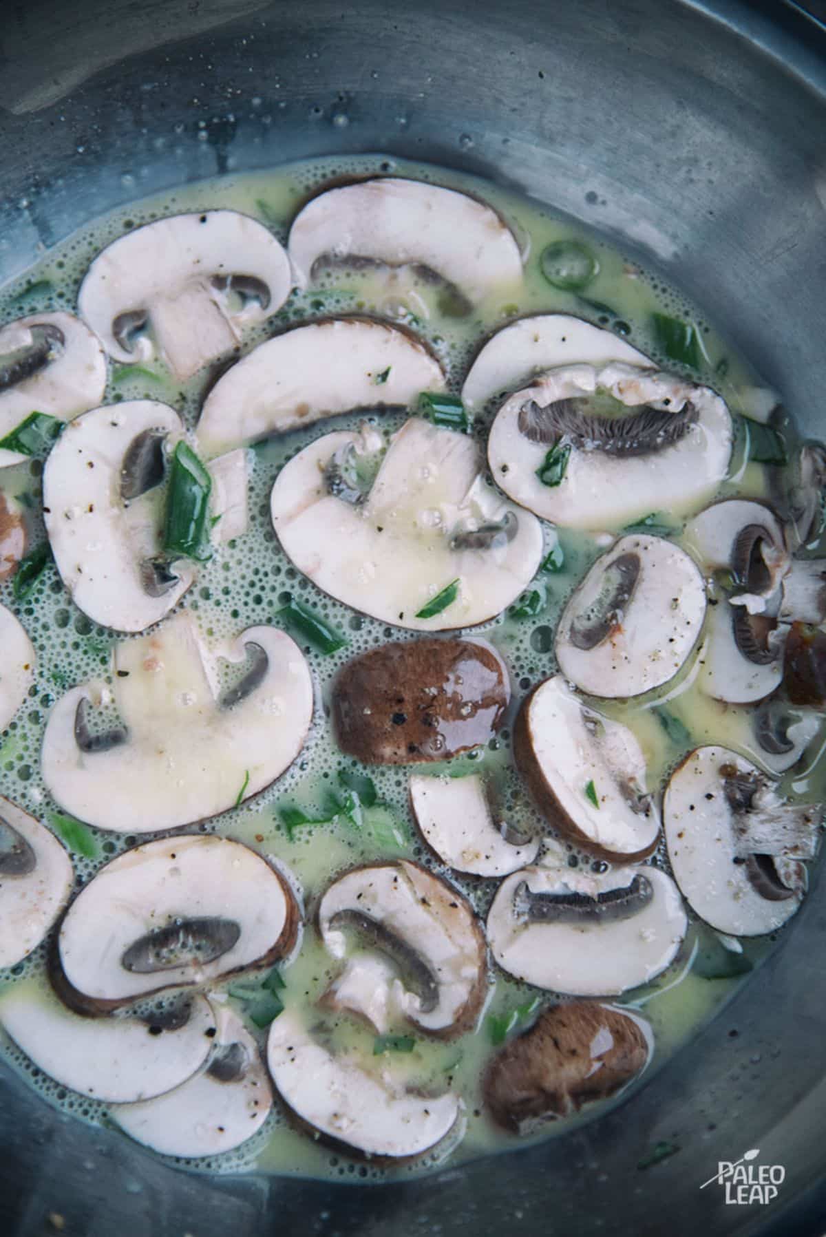 Oven-Baked Vegetable Omelettes Recipe Preparation