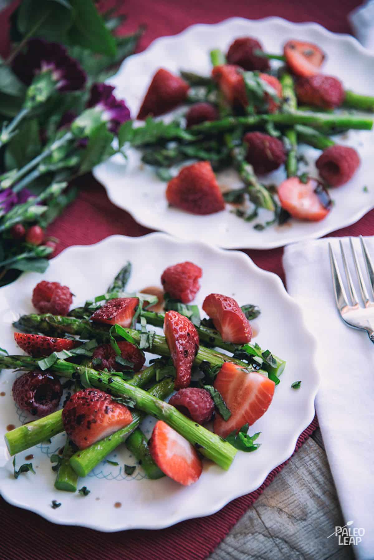 Strawberry Raspberry And Asparagus