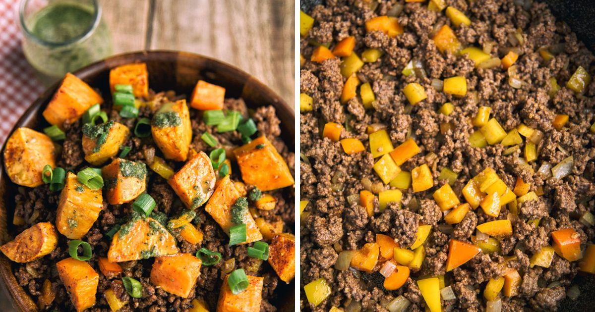 Sweet Potato And Ground Beef Bowl Recipe