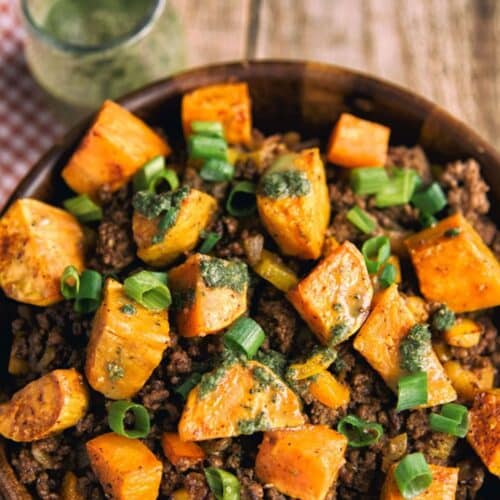 Sweet Potato And Ground Beef Bowl Recipe