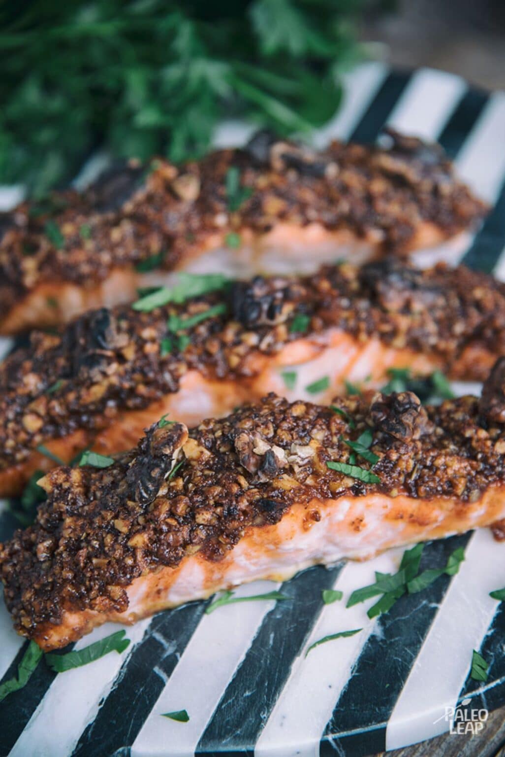 Maple-Crusted Salmon Recipe | Paleo Leap
