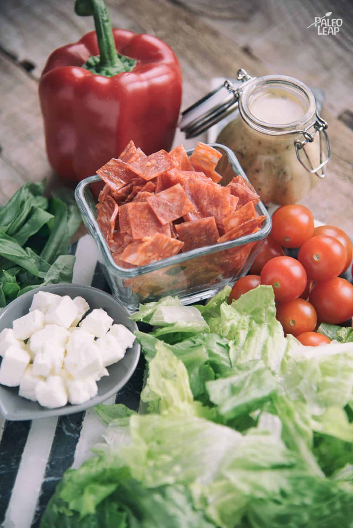Italian Chopped Salad Recipe Preparation