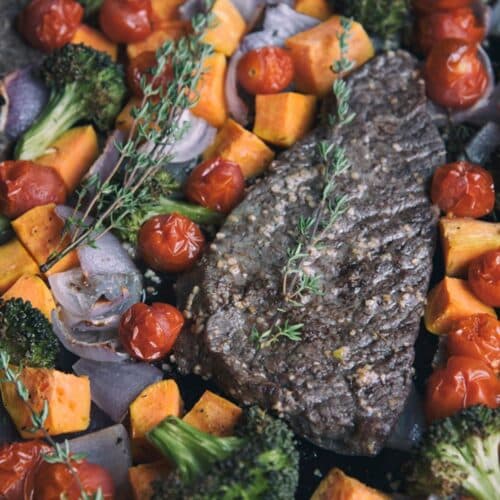 One-Dish Steak and Vegetables Recipe