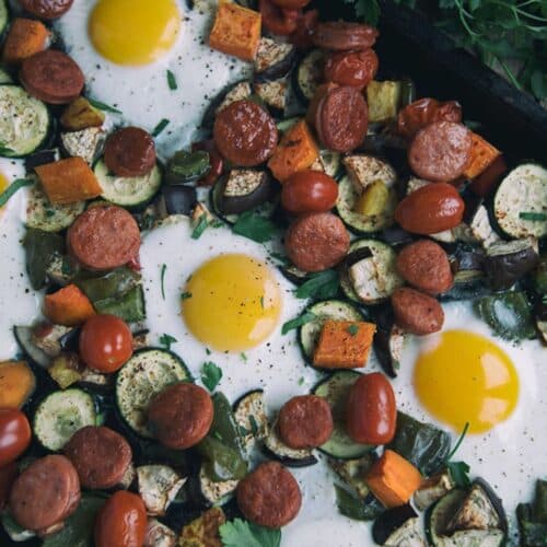 One-Pan Egg and Vegetable Breakfast Recipe