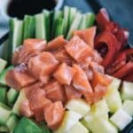 Salmon Poke Bowls With Pineapple And Avocado Recipe