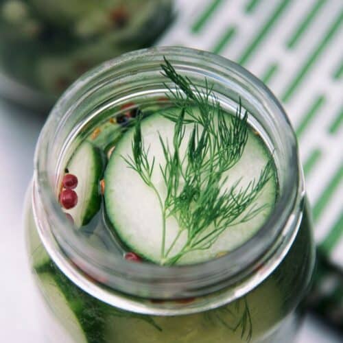 Simple Dill-Garlic Pickles Recipe