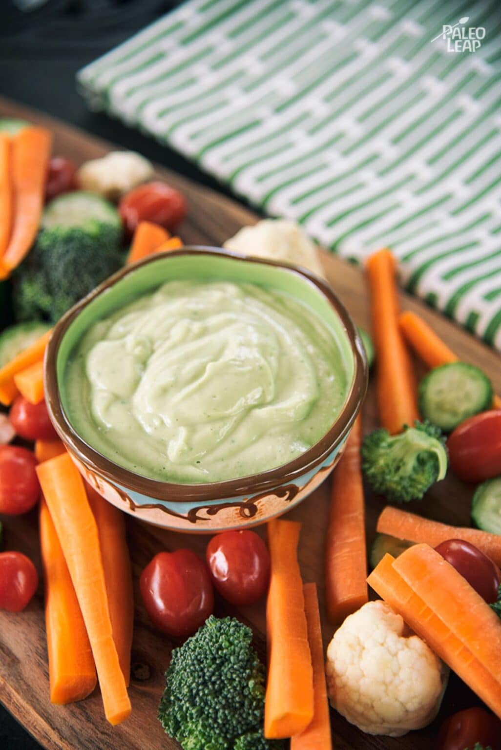Avocado Vegetable Dip Recipe Paleo Leap