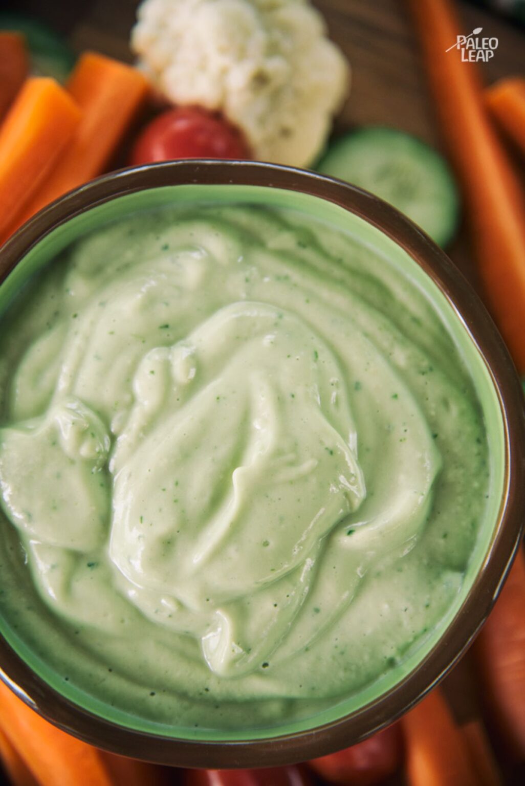 Avocado Vegetable Dip Recipe Paleo Leap