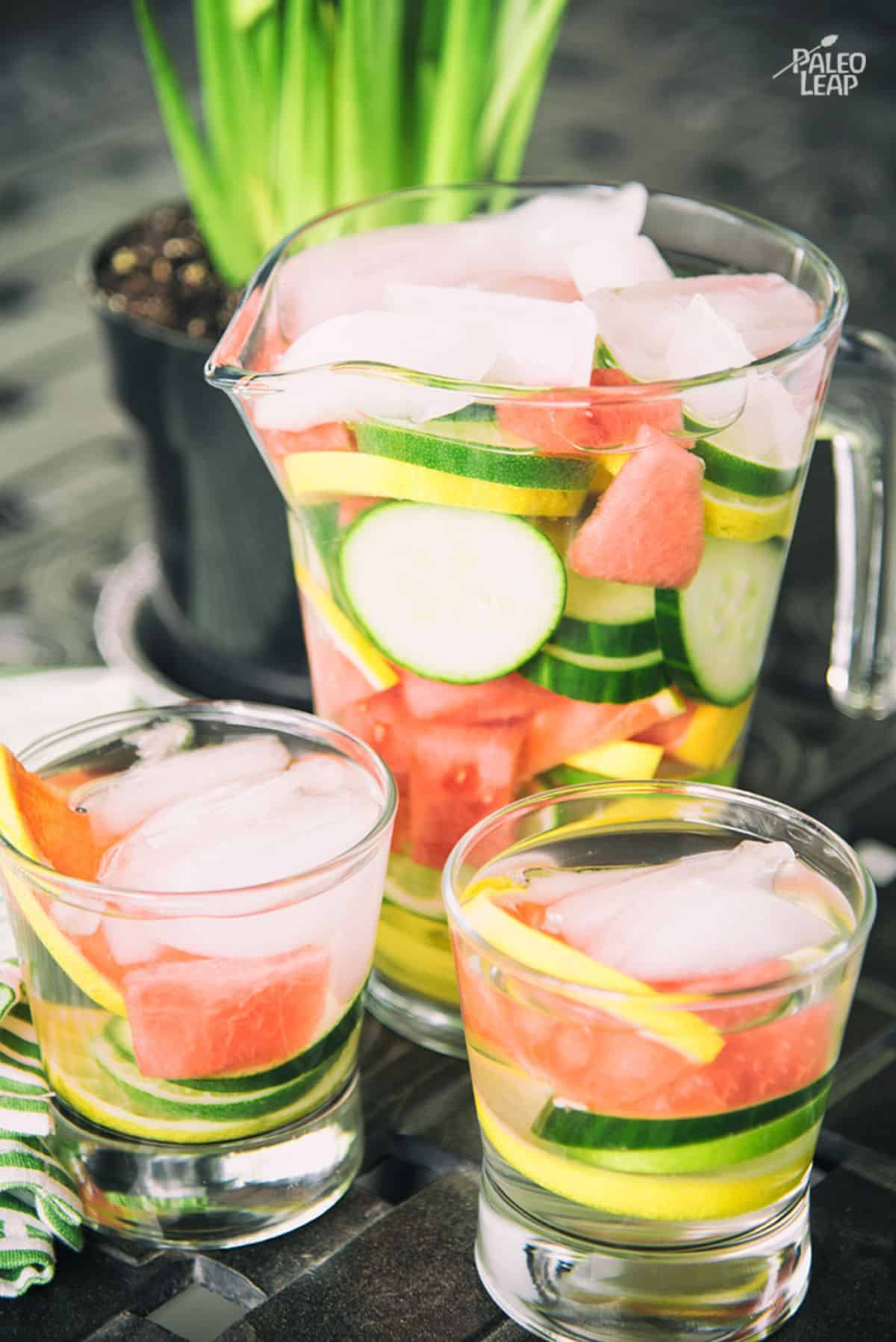 Citrus and Watermelon Flavored Water