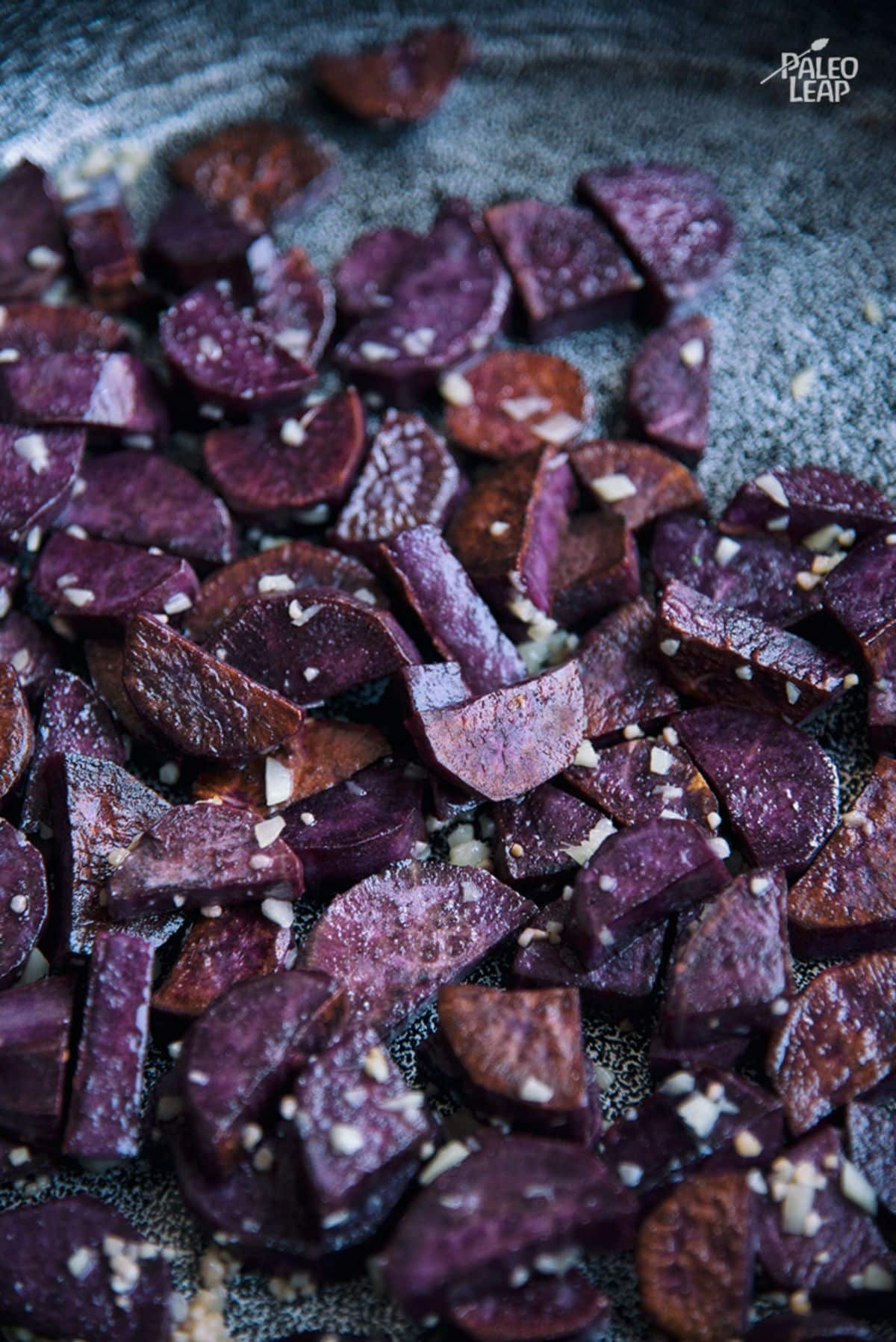 Curried Purple Sweet Potatoes Recipe Preparation