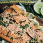 Grilled Garlic and Lime Salmon Fillets Recipe