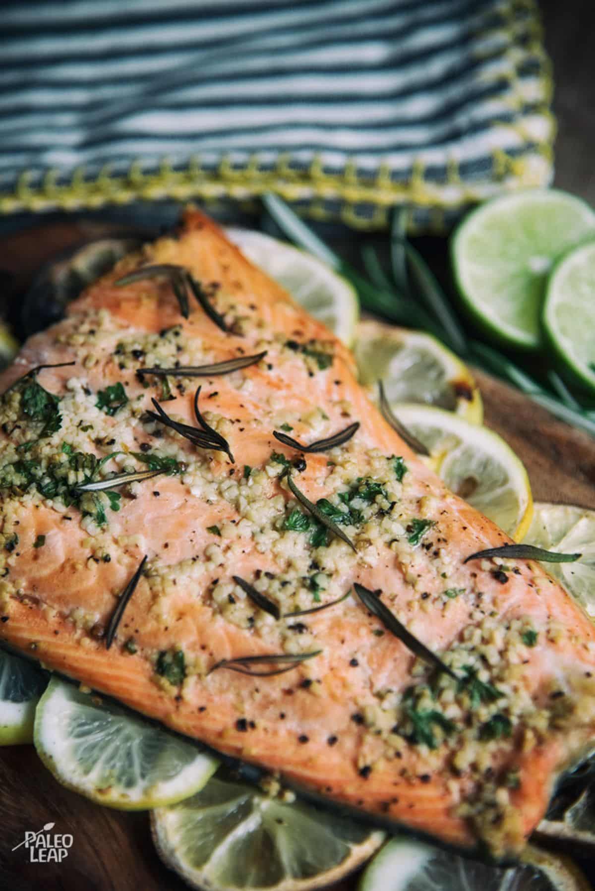 Grilled Garlic and Lime Salmon Fillets