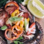 Grilled Octopus with Strawberry Salsa Recipe