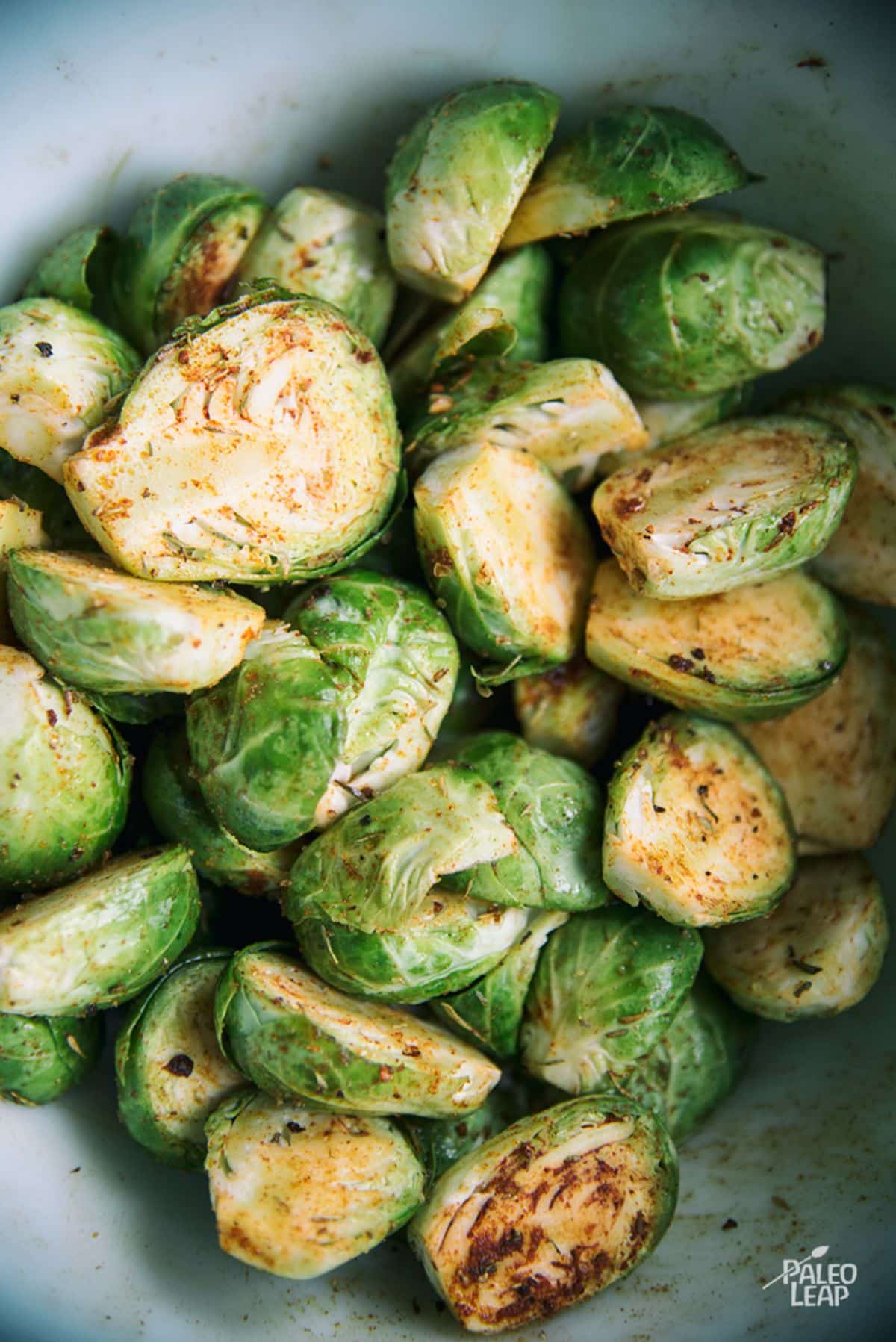 Grilled Spiced Brussels Sprouts Recipe Preparation