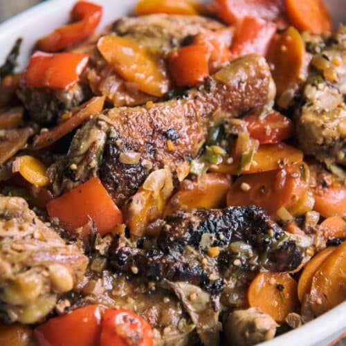 Jamaican-Style Brown Chicken Stew Recipe | Paleo Leap