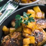 Jerk Chicken with Mango and Pineapple Sauce Recipe