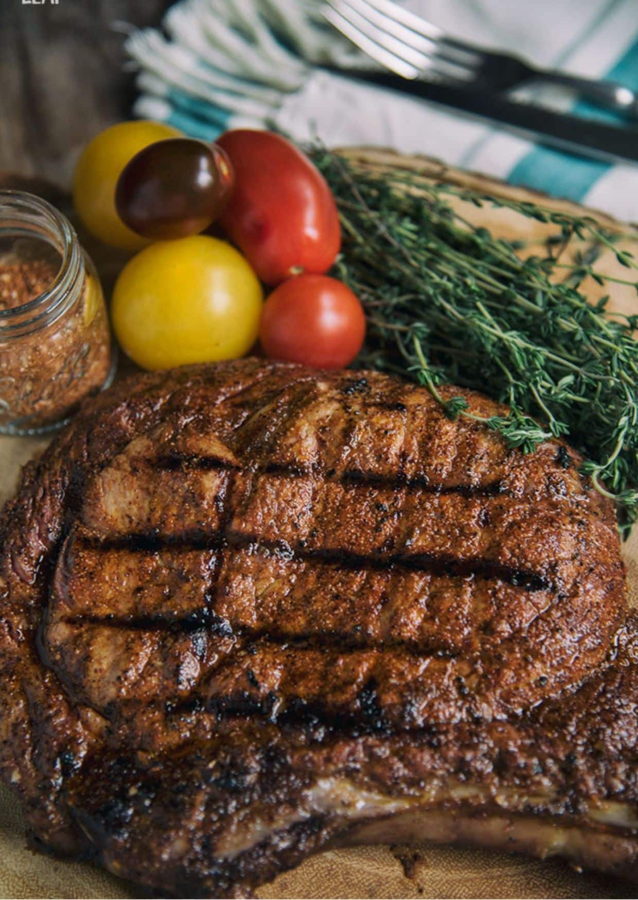 Ribeye Steak with Texas-Style Rub Recipe