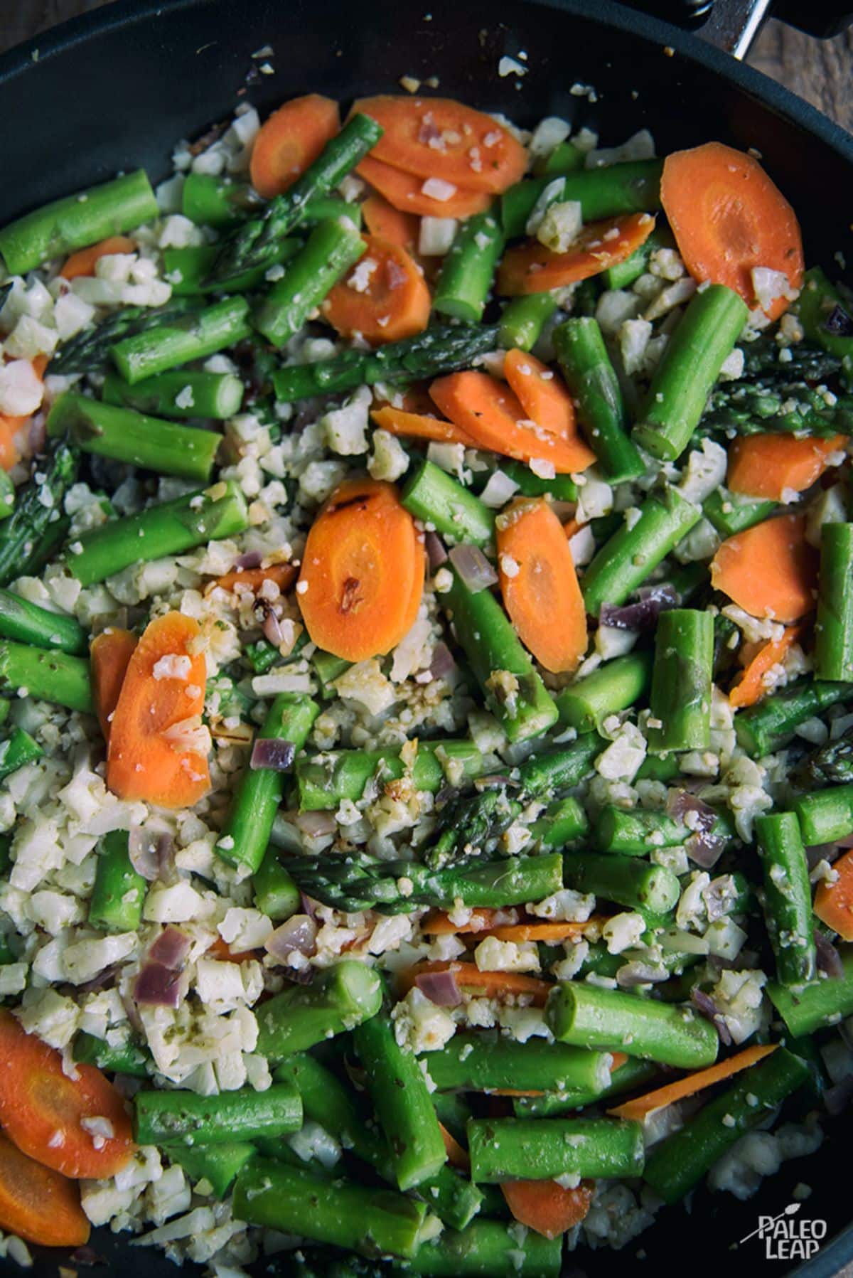 Vegetarian Thai Green Curry With Cauliflower Rice Recipe Preparation