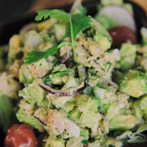 Avocado Cucumber And Cilantro Tuna Salad Recipe