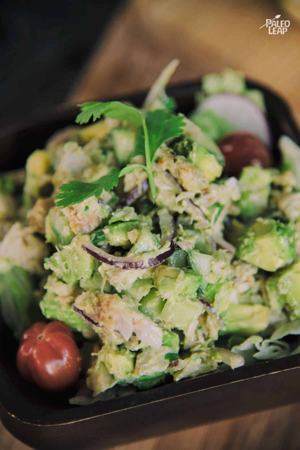 Avocado Cucumber And Cilantro Tuna Salad