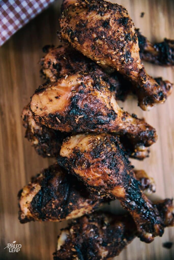 Grilled Seasoned Chicken Drumsticks Recipe Paleo Leap