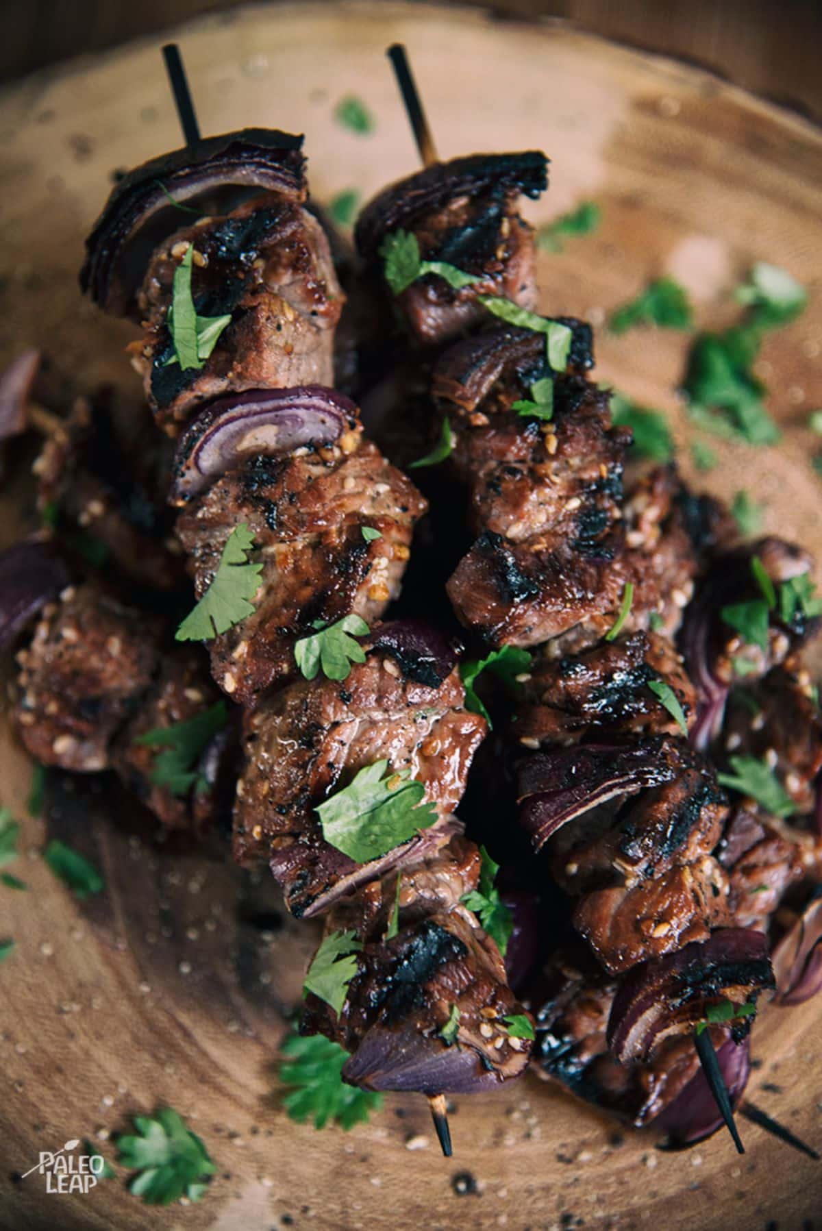 Grilled Asian-Balsamic Steak Skewers