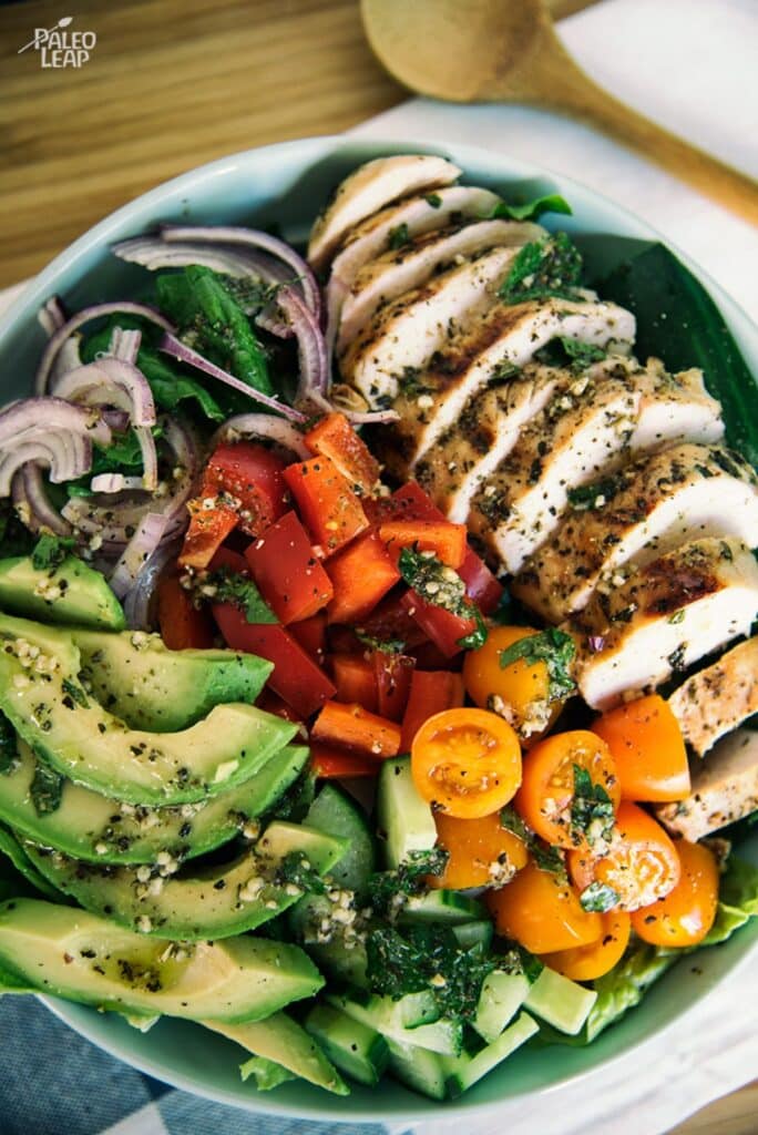 Chicken Salad with Herb Dressing Recipe Paleo Leap
