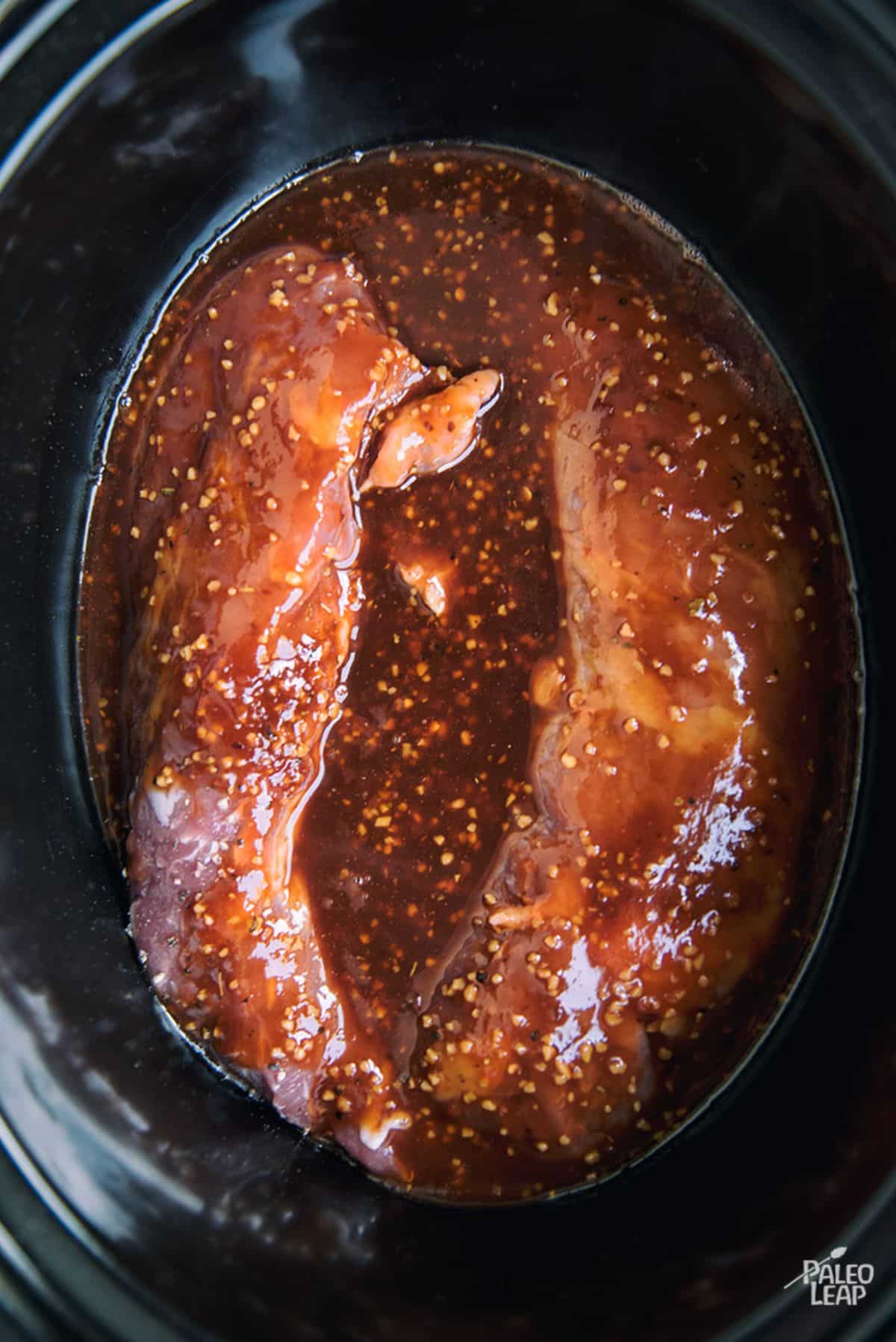 Slow Cooker Honey-Garlic Pork Tenderloin Recipe Preparation