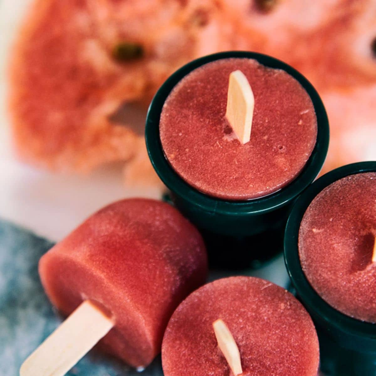 Watermelon and Lime Ice Pops Featured