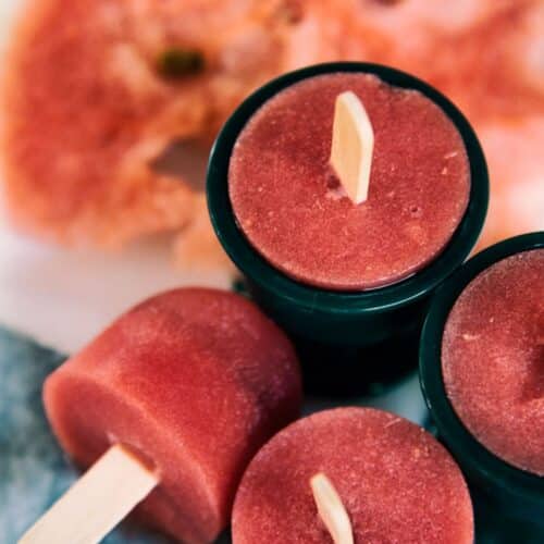 Watermelon and Lime Ice Pops Recipe