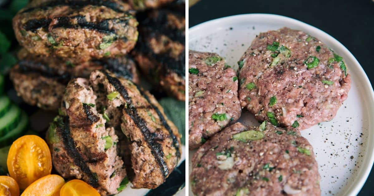 Herb Stuffed Burgers Recipe Paleo Leap