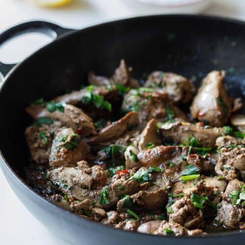 Pan-Fried Chili and Garlic Chicken Livers Recipe