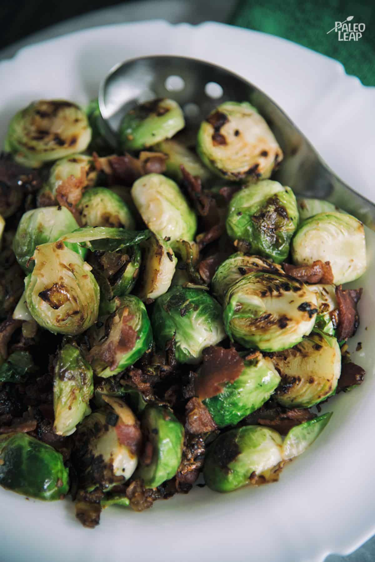 Sauteed Brussels Sprouts With Bacon