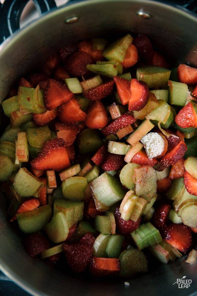 Strawberry And Rhubarb Compote Recipe | Paleo Leap