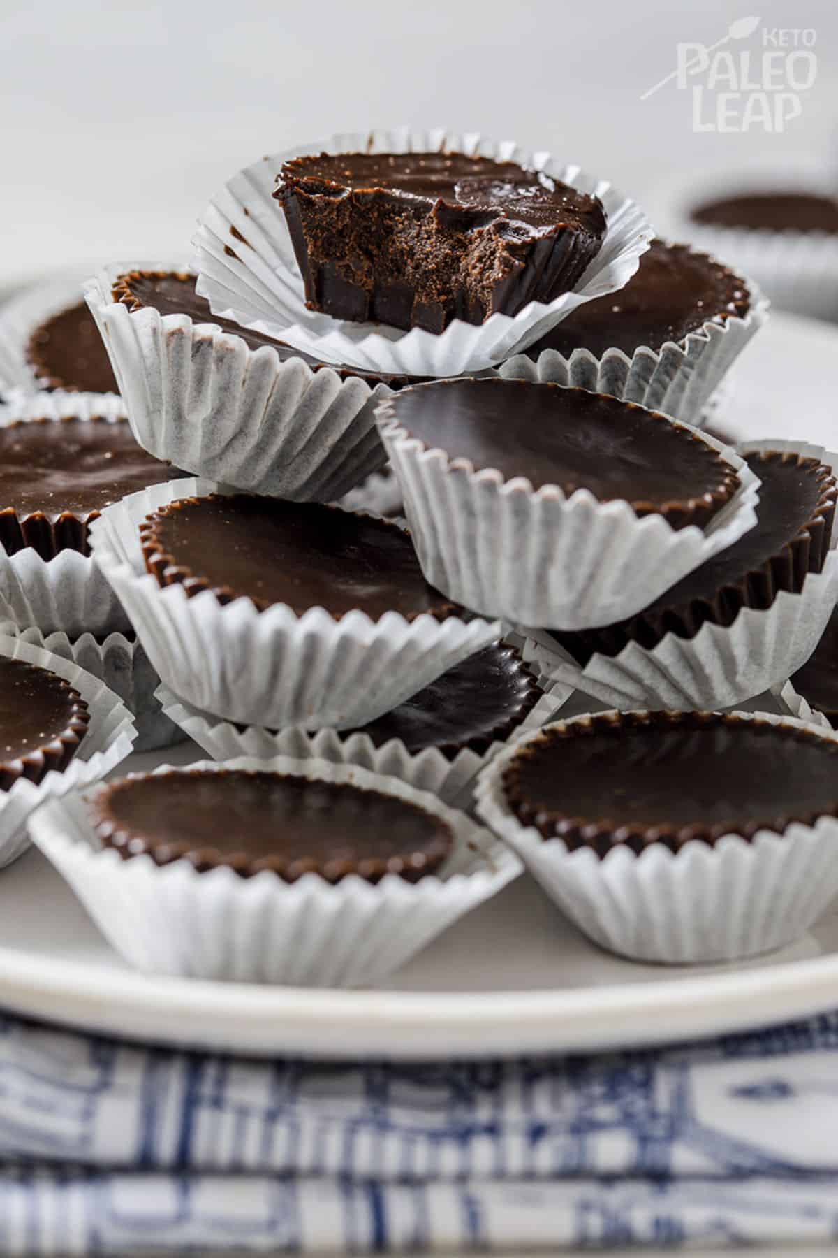 Keto Chocolate Almond Butter Fat Bombs