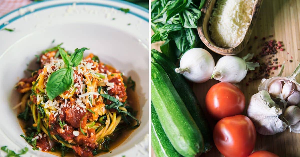 Keto Zucchini Noodles With Tomato-Basil Sauce Recipe | Paleo Leap