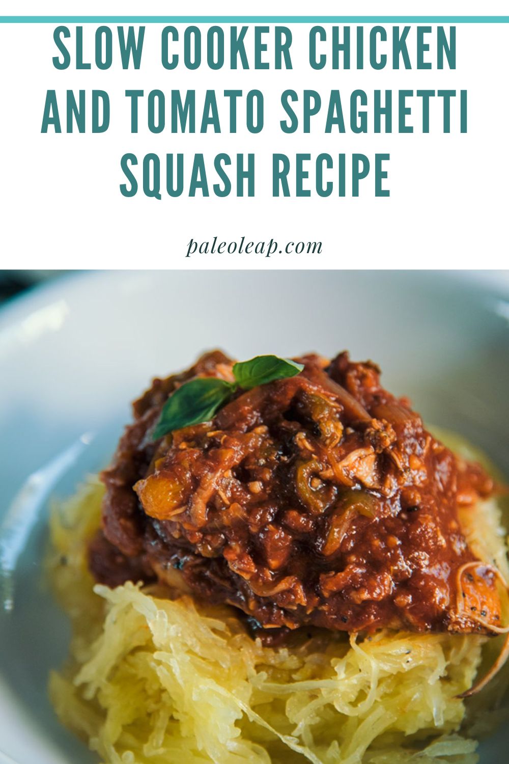 Slow Cooker Chicken and Tomato Spaghetti Squash Recipe | Paleo Leap