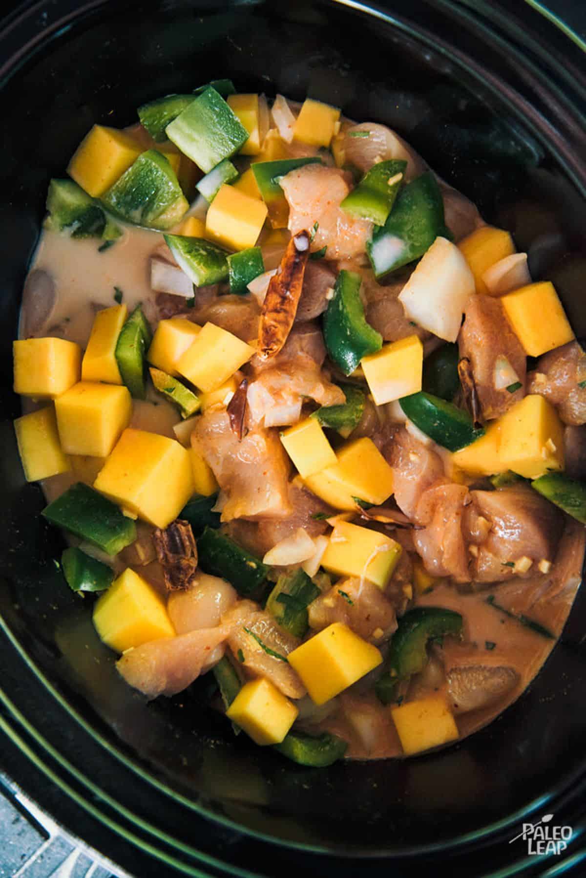 Slow Cooker Curry Chicken Recipe Preparation