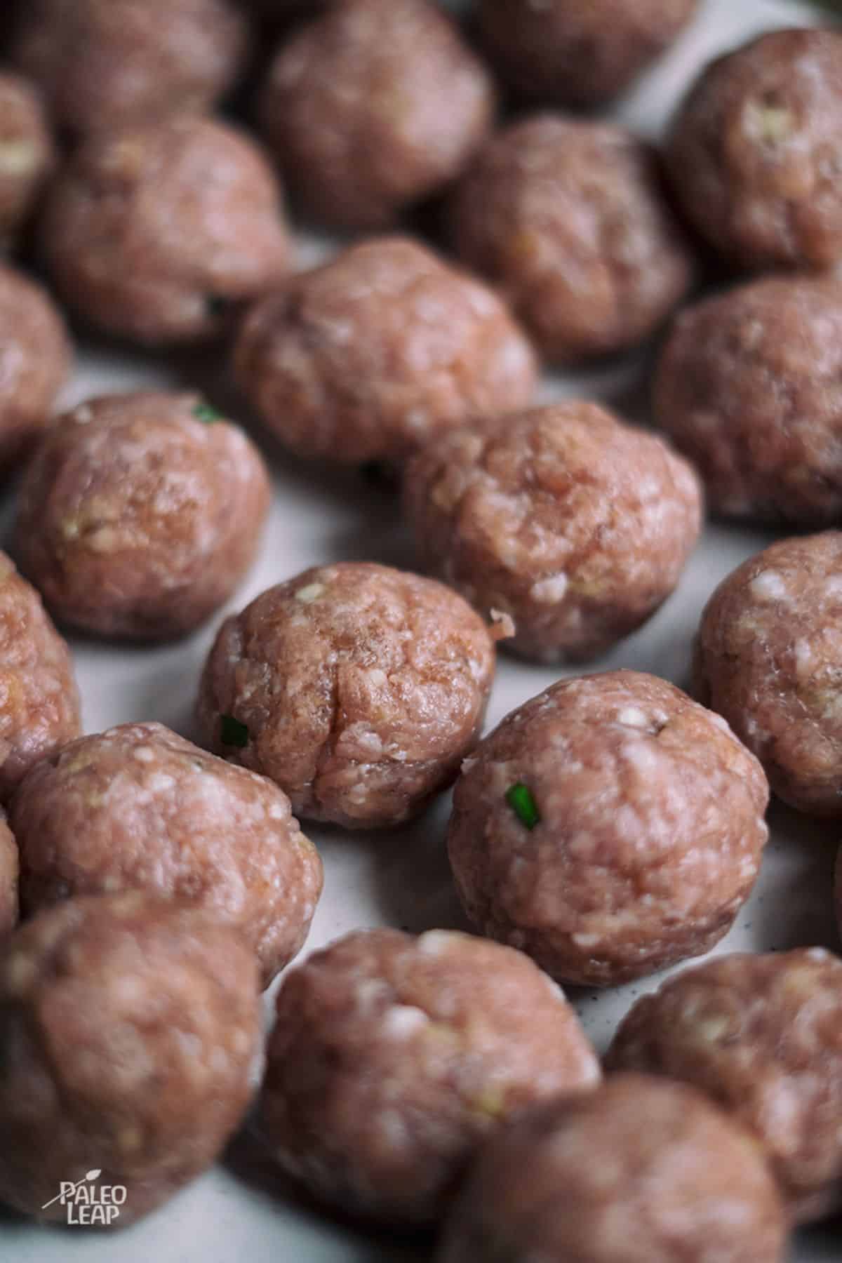 Asian Five-Spice Meatballs Recipe Preparation