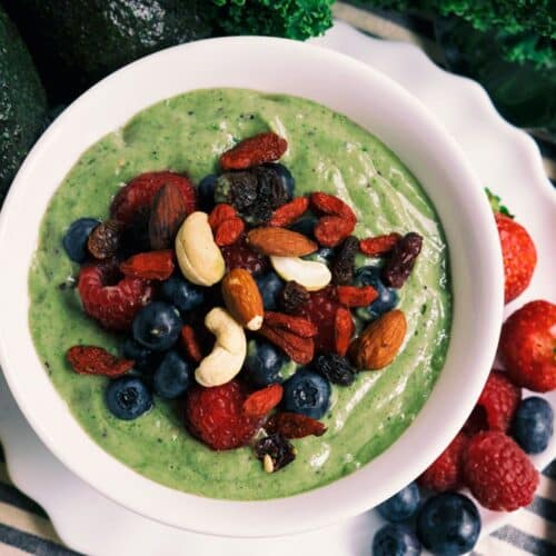 Avocado And Kale Smoothie Bowl Recipe