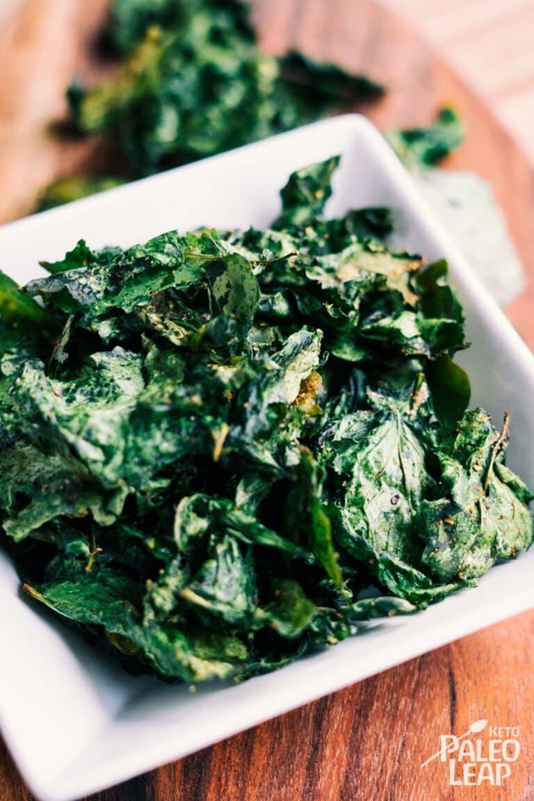 Keto Kale Chips Recipe Paleo Leap