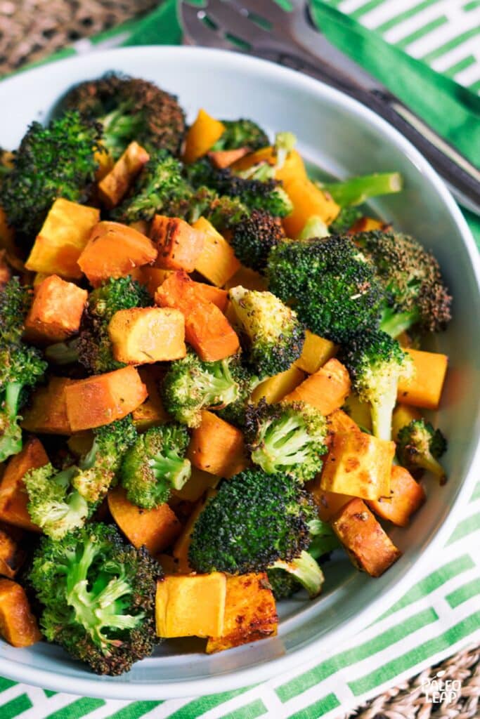 Oven Roasted Broccoli And Squash Recipe | Paleo Leap