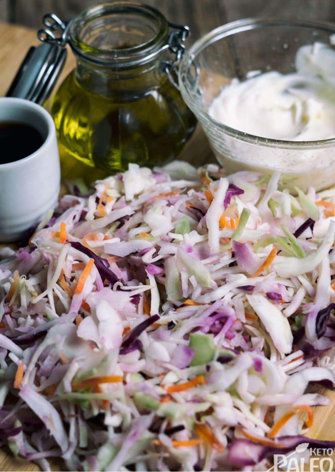 Simple Keto Coleslaw Recipe Paleo Leap