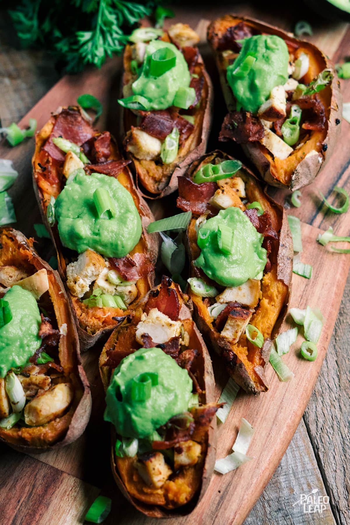 Loaded Sweet Potato Skins Recipe | Paleo Leap