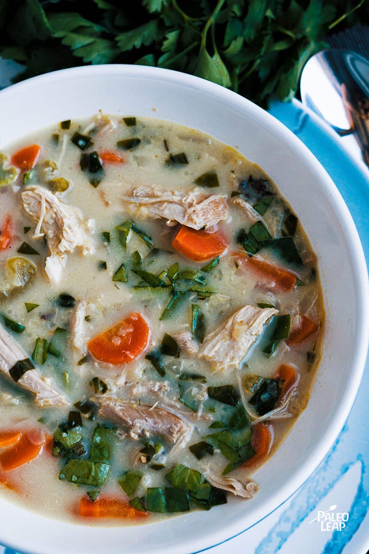 Creamy Leftover Turkey Soup - Savory Nothings
