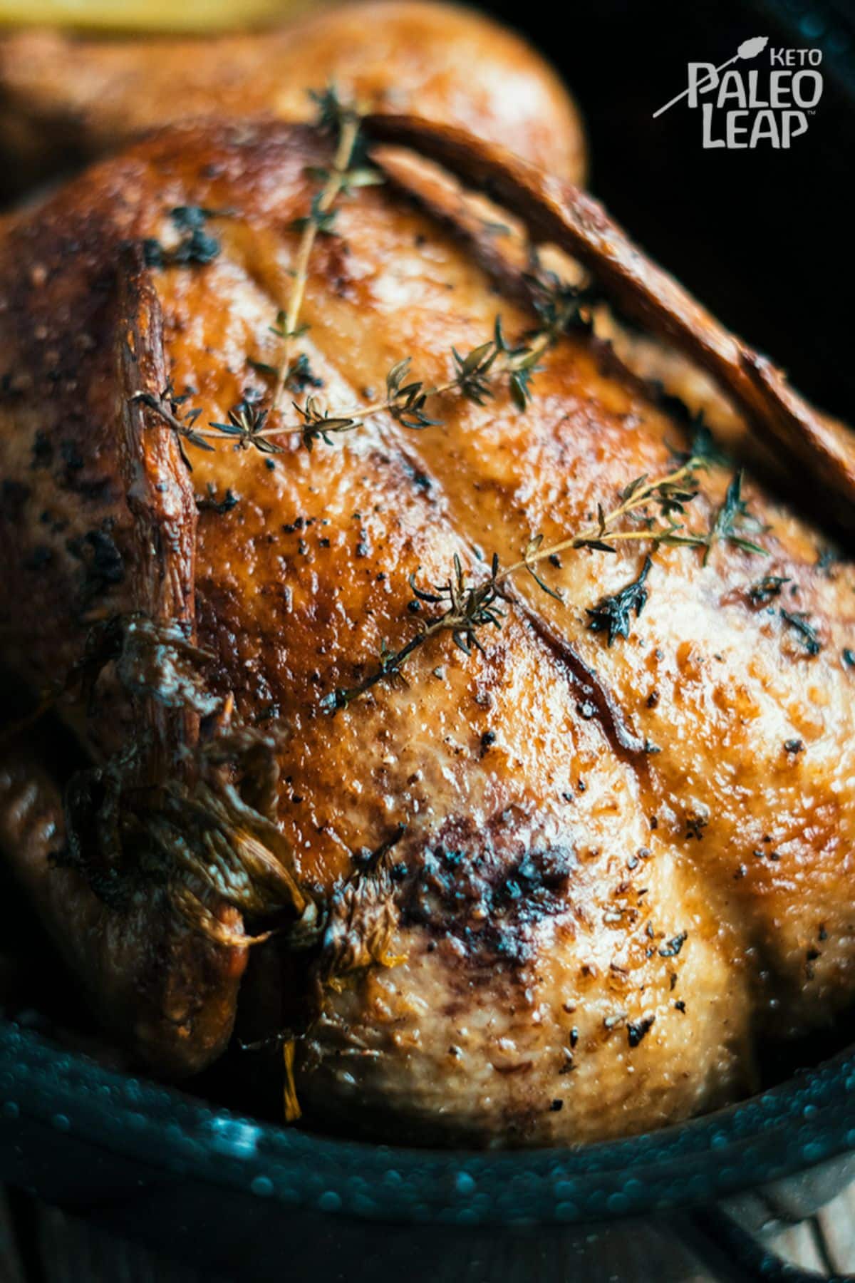 Roast Duck With Herb Ghee Recipe Preparation