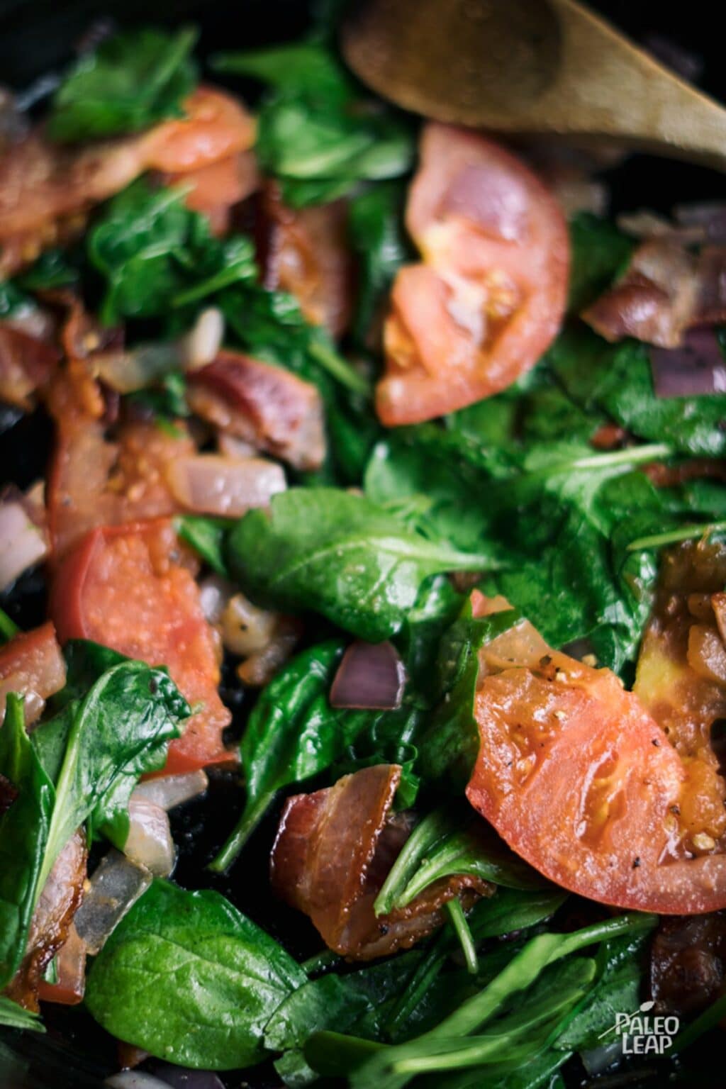 Spinach Tomato Frittata Recipe | Paleo Leap
