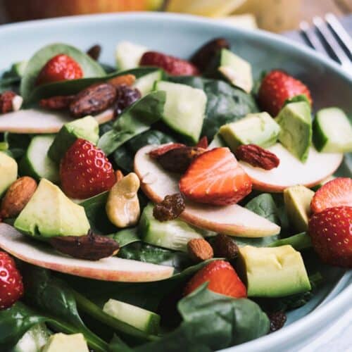 Strawberry, Apple And Avocado Salad Recipe