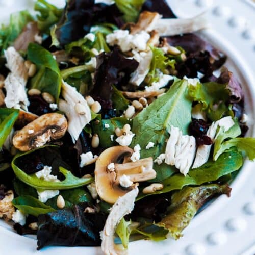 Turkey And Mushroom Salad Recipe