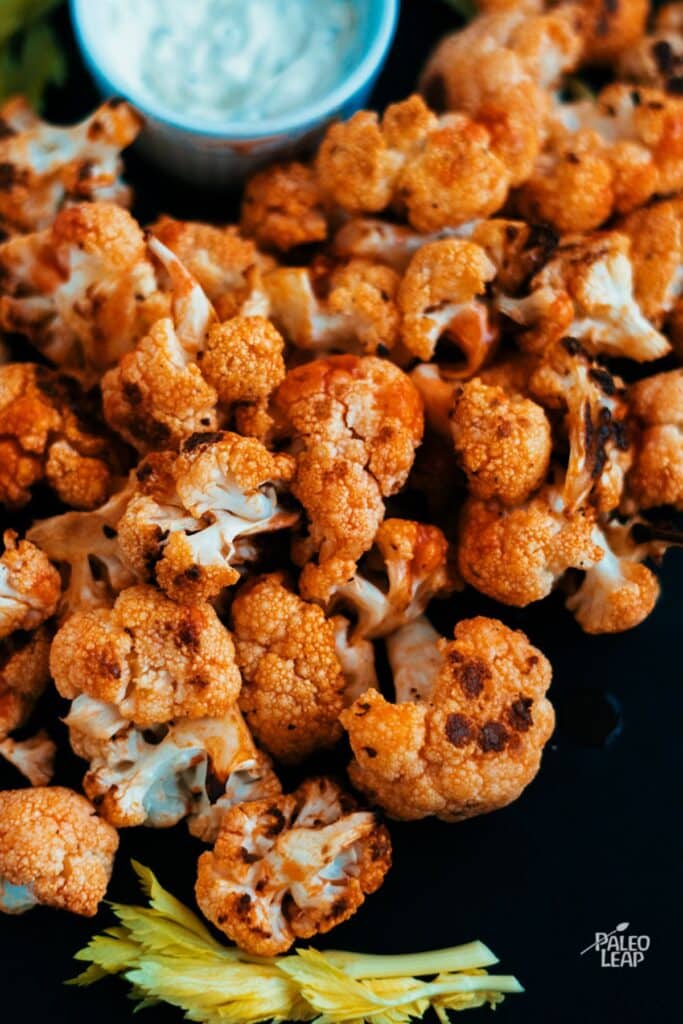 Roasted Buffalo Cauliflower Recipe | Paleo Leap